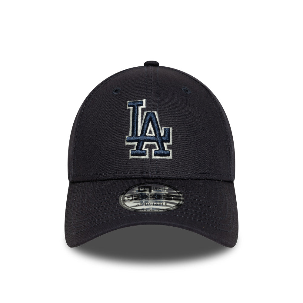 9FORTY Los Angeles Dodgers Team Outline Navy Adjustable