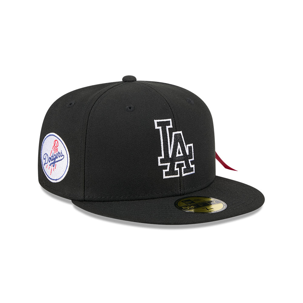 59FIFTY Los Angeles Dodgers MLB x Alpha Industries 2025 Black Fitted