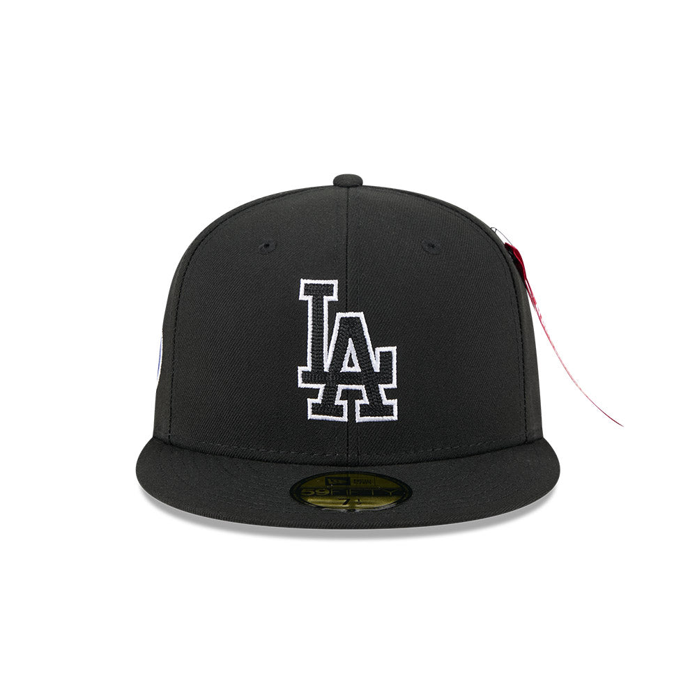 59FIFTY Los Angeles Dodgers MLB x Alpha Industries 2025 Black Fitted
