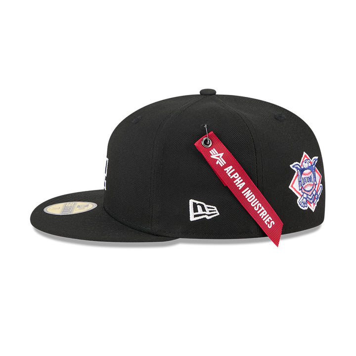59FIFTY Los Angeles Dodgers MLB x Alpha Industries 2025 Black Fitted