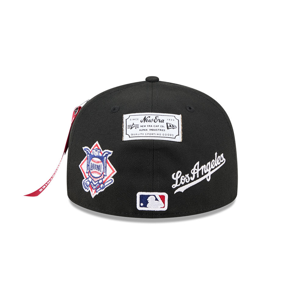 59FIFTY Los Angeles Dodgers MLB x Alpha Industries 2025 Black Fitted