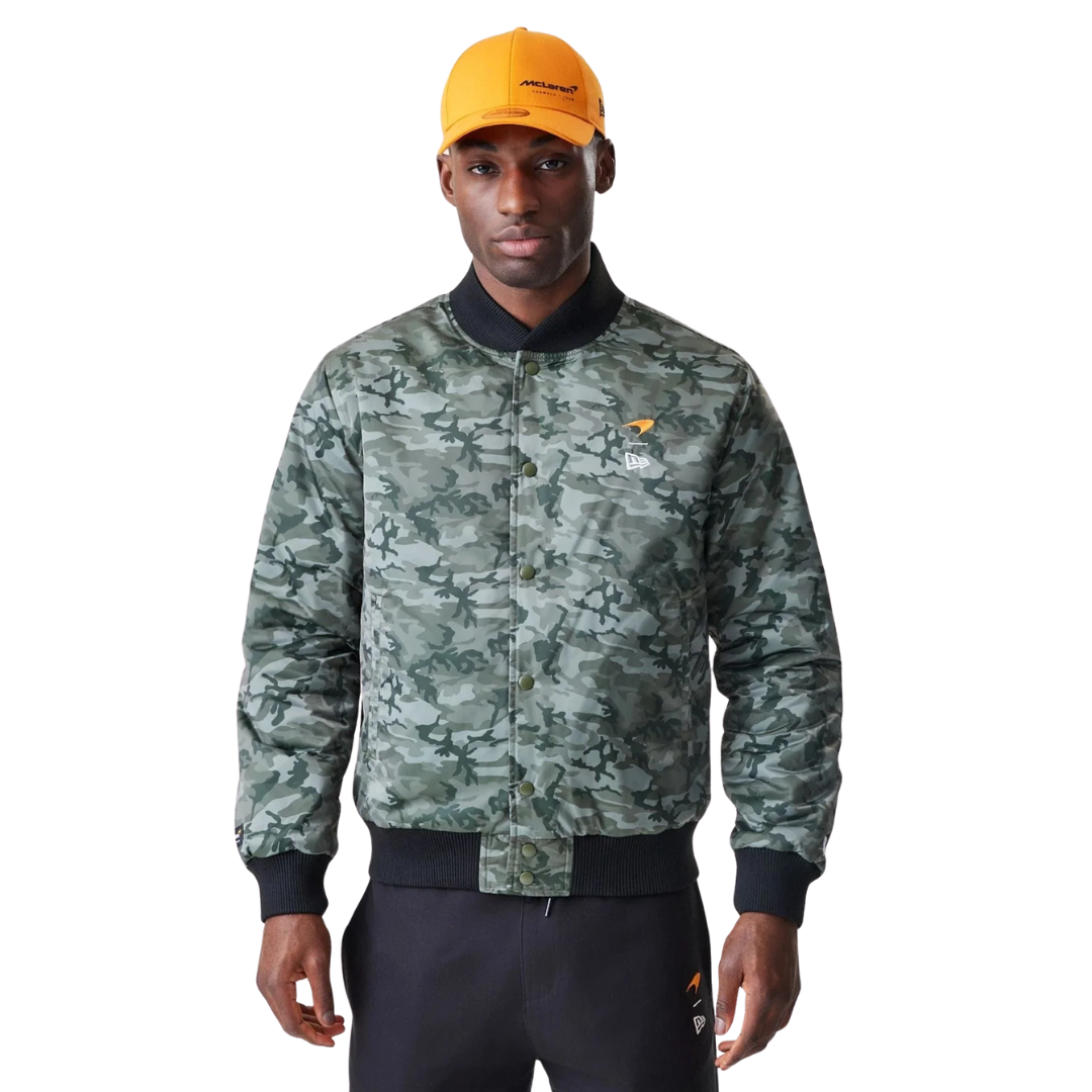 McLaren Racing McLaren Black Reversible Bomber Jacket