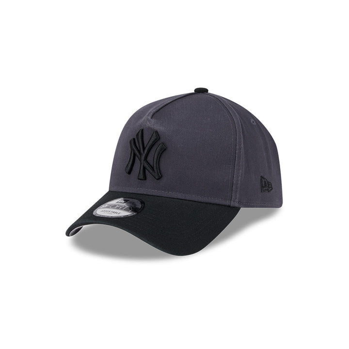 9FORTY A-Frame New York Yankees 2 Shade Wash Graphite Snapback