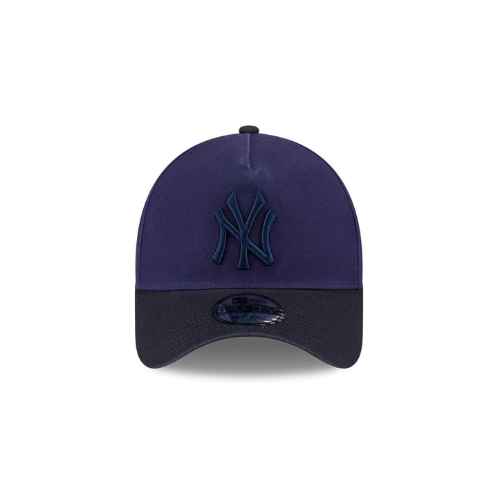 9FORTY A-Frame New York Yankees 2 Shade Wash Navy Snapback