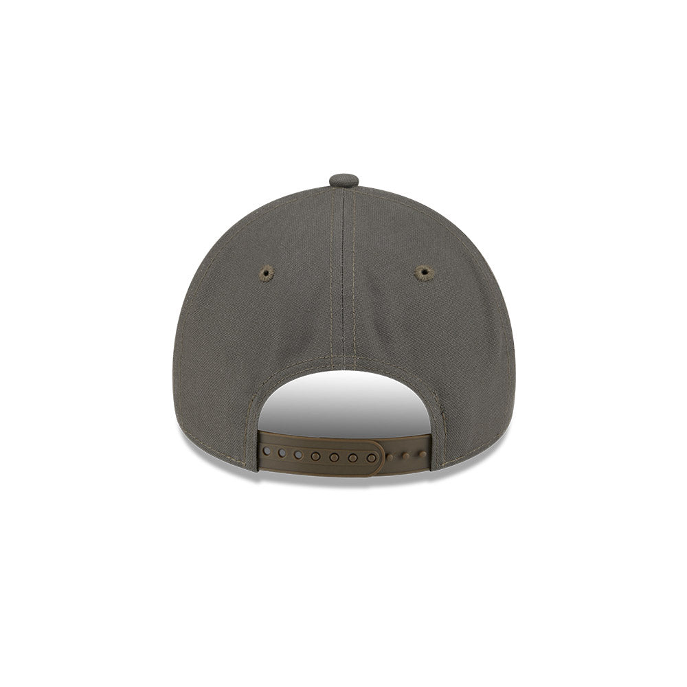 9FORTY A-Frame Los Angeles Dodgers Moss Canvas Chainstitching Dark Moss Snapback