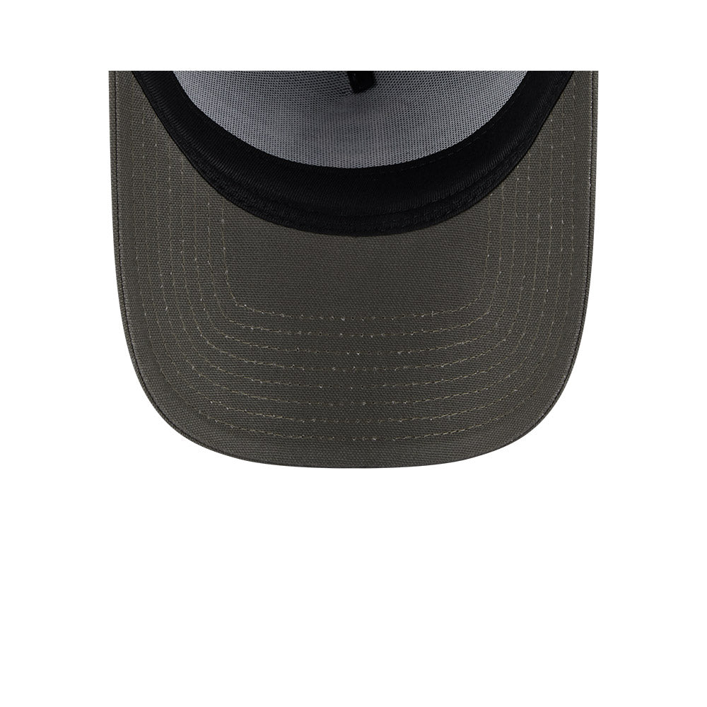 9FORTY A-Frame Boston Red Sox Moss Canvas Chainstitching Dark Moss Snapback