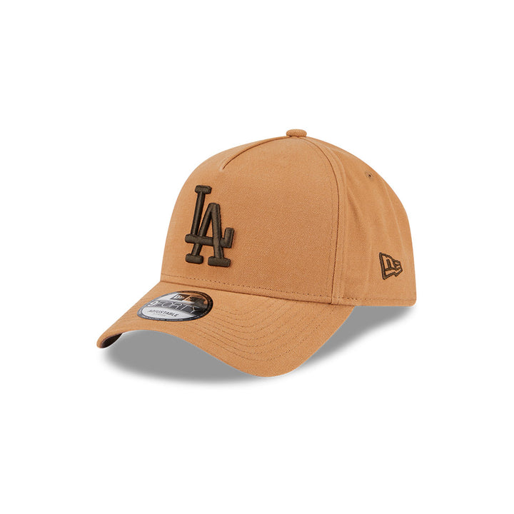 9FORTY A-Frame Los Angeles Dodgers Washed Canvas Bronze Snapback