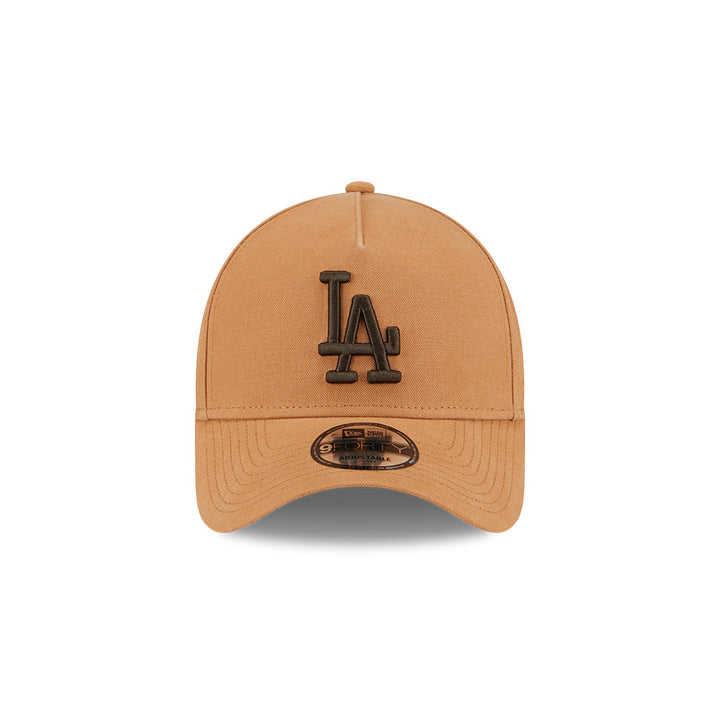 9FORTY A-Frame Los Angeles Dodgers Washed Canvas Bronze Snapback
