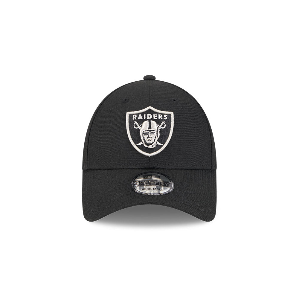 9FORTY Las Vegas Raiders Black Metallic Snapback