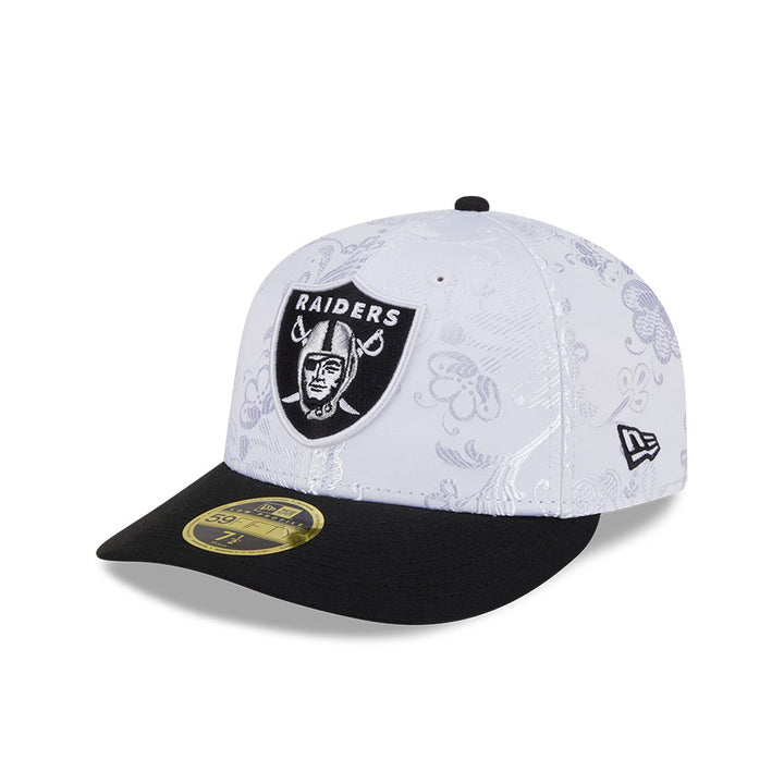 59FIFTY Low Profile Las Vegas Raiders New Era 59FIFTY Day White Fitted