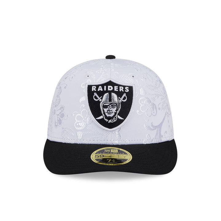 59FIFTY Low Profile Las Vegas Raiders New Era 59FIFTY Day White Fitted