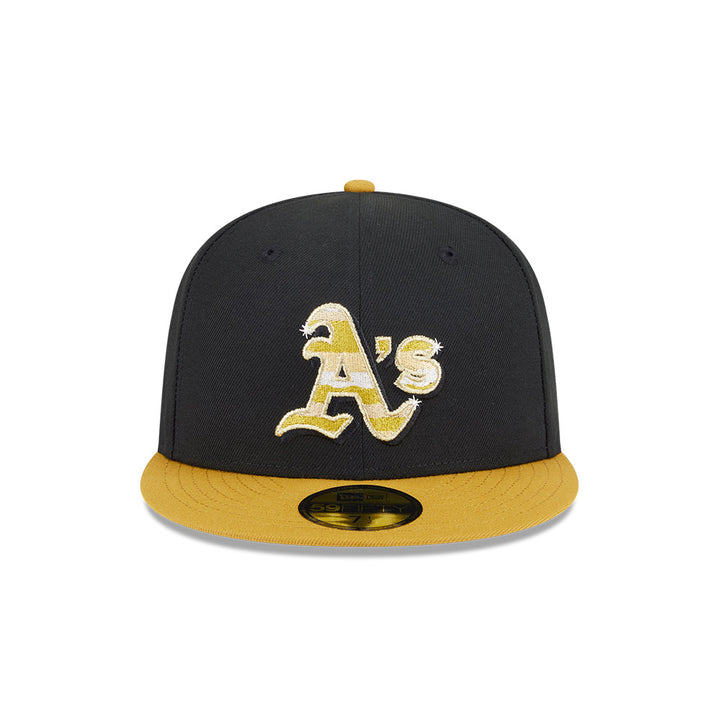 59FIFTY Split Panel Oakland Athletics New Era 59FIFTY Day Black Fitted