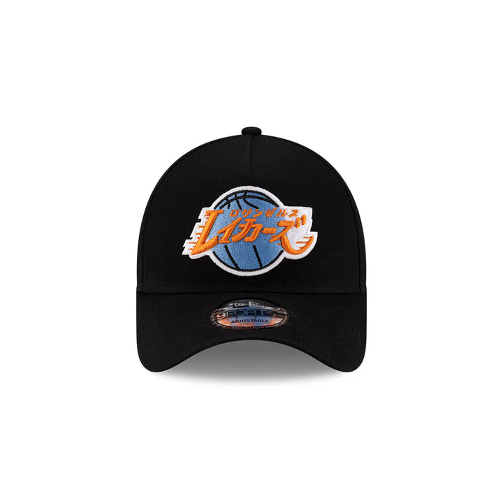 9FORTY A-Frame New Era x Hyperfly Katakana Los Angeles Lakers Black Snapback