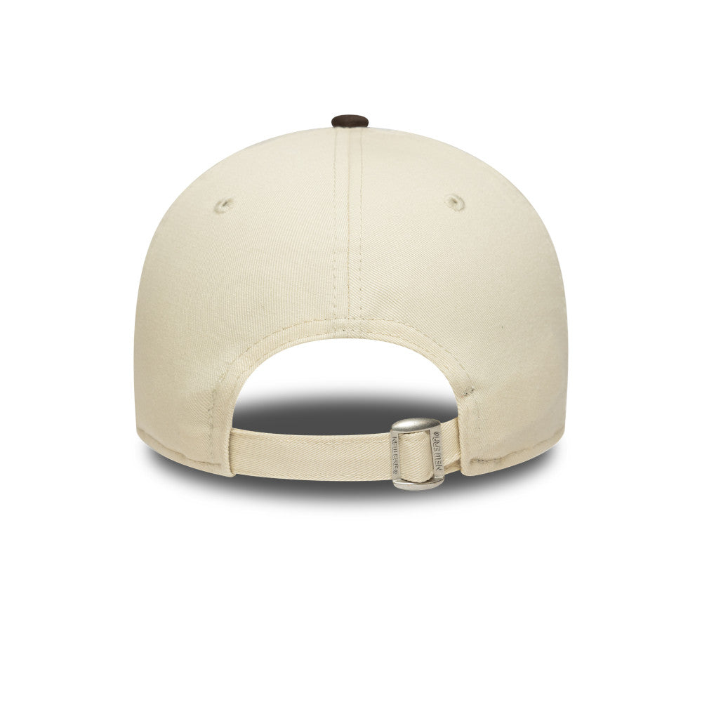 9FORTY Los Angeles Dodgers Side Patch 2-Tone Brown Visor Light Cream Adjustable