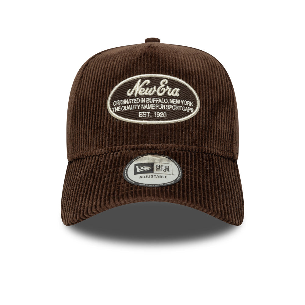 9FORTY E-Frame New Era Patch Cord Brown Suede Snapback