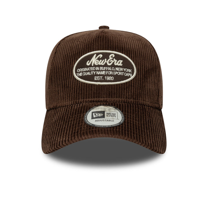 9FORTY E-Frame New Era Patch Cord Brown Suede Snapback