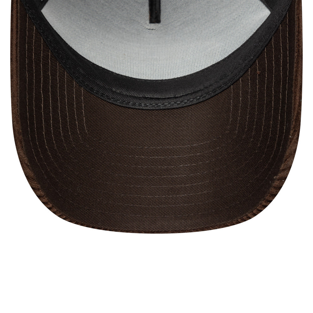 9FORTY E-Frame New Era Patch Cord Brown Suede Snapback