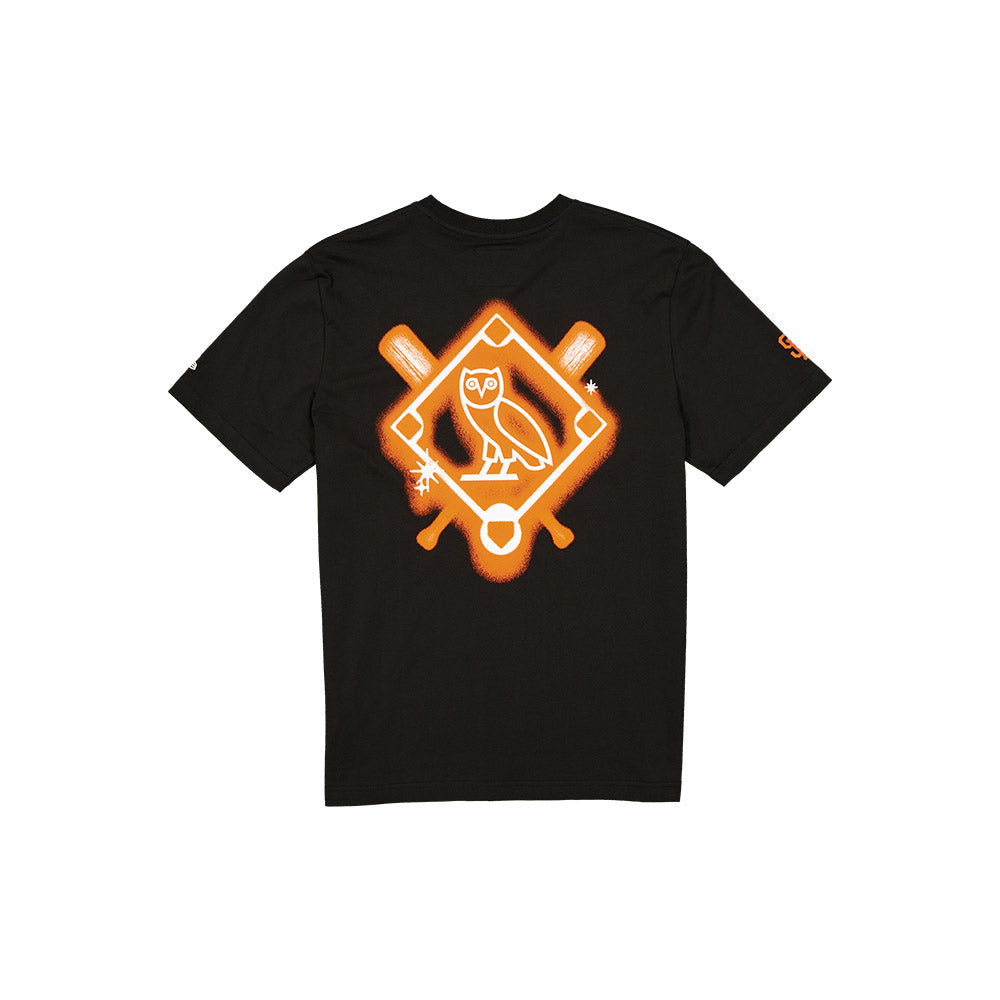 San Francisco Giants MLB x OVO Black Short Sleeve T-Shirt