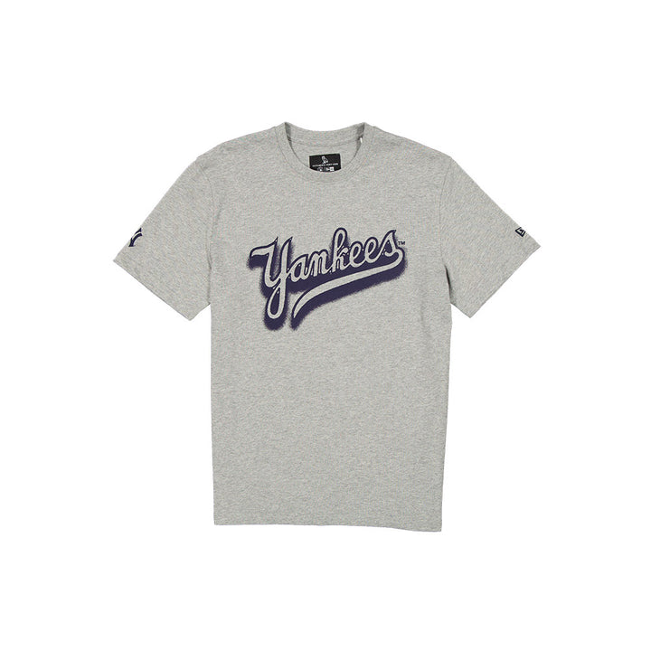 New York Yankees MLB x OVO Heather Gray Short Sleeve T-Shirt