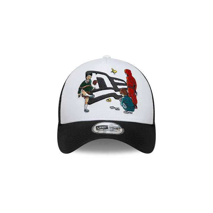 9FORTY E-Frame Trucker New Era x Netflix Squid Game Black White Snapback