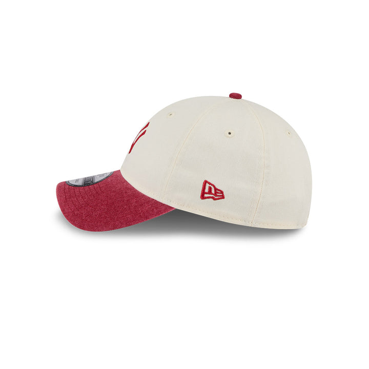 9TWENTY New York Yankess 2-Tone Snow Wash Red Visor Stone Adjustable
