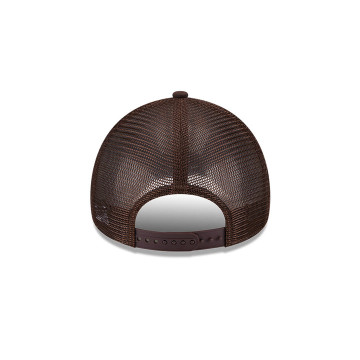 9FORTY A-Frame Trucker Las Vegas Raiders Burnt Wood Brown Snapback
