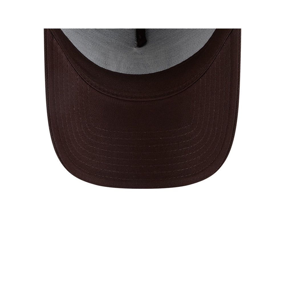 9FORTY A-Frame Trucker Las Vegas Raiders Burnt Wood Brown Snapback