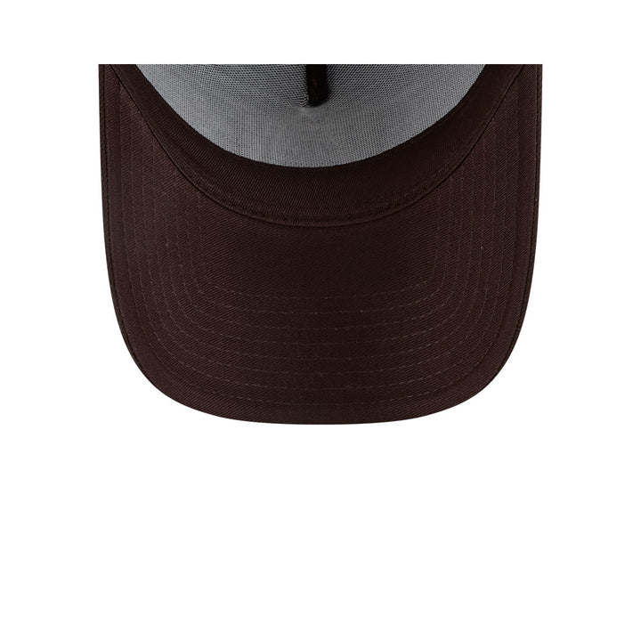 9FORTY A-Frame Trucker Las Vegas Raiders Burnt Wood Brown Snapback