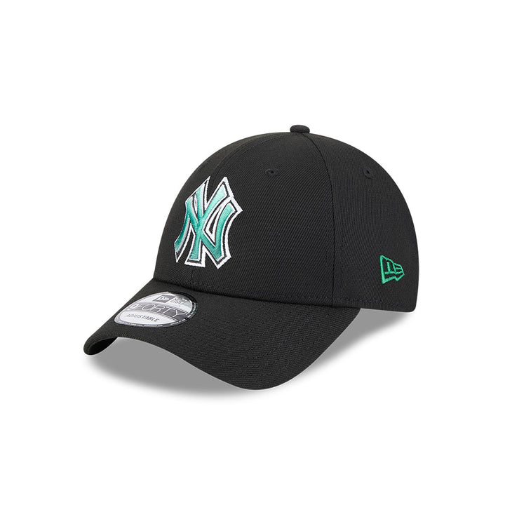 9FORTY New York Yankees Emerald Blend Repreve Black Snapback