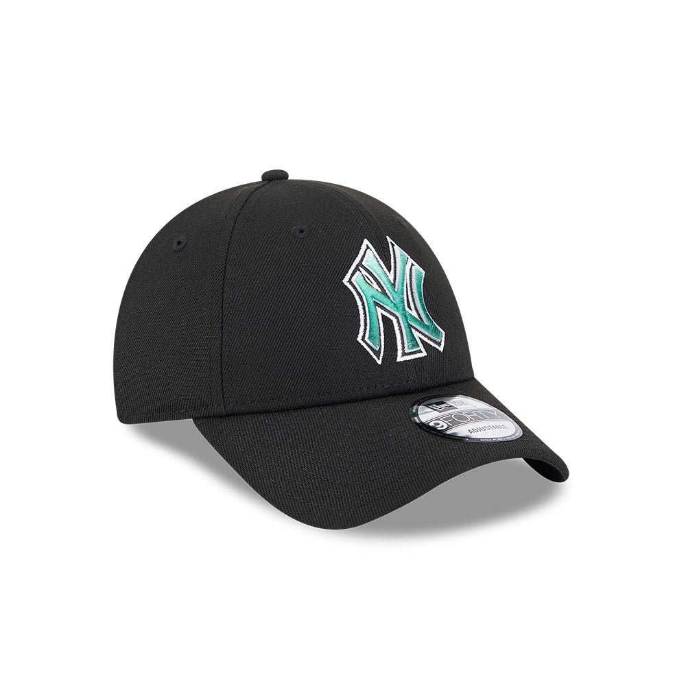 9FORTY New York Yankees Emerald Blend Repreve Black Snapback