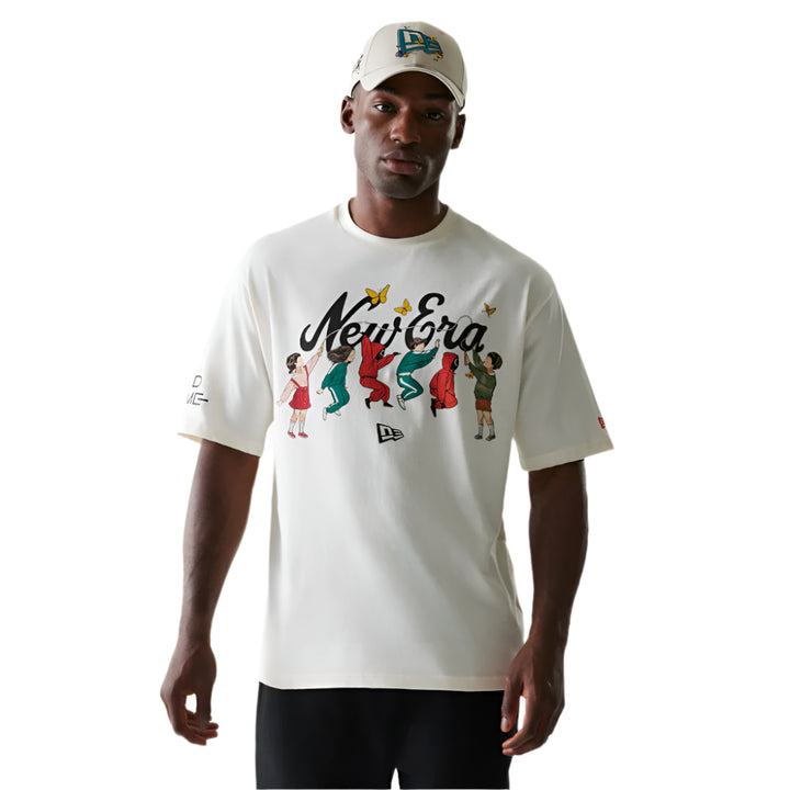 New Era x Netflix Squid Game Graphic Off White Short Sleeve T-Shirt