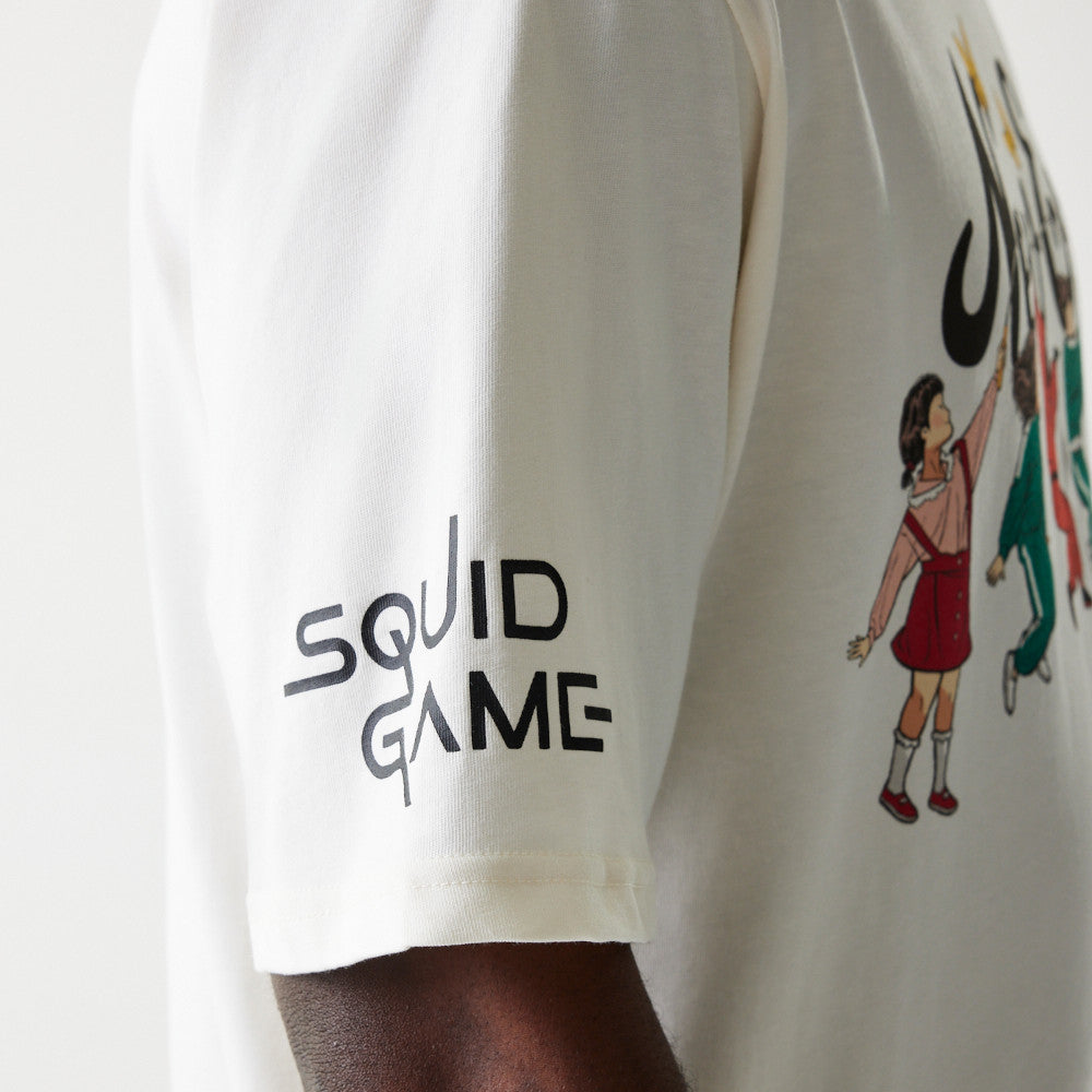 New Era x Netflix Squid Game Graphic Off White Short Sleeve T-Shirt