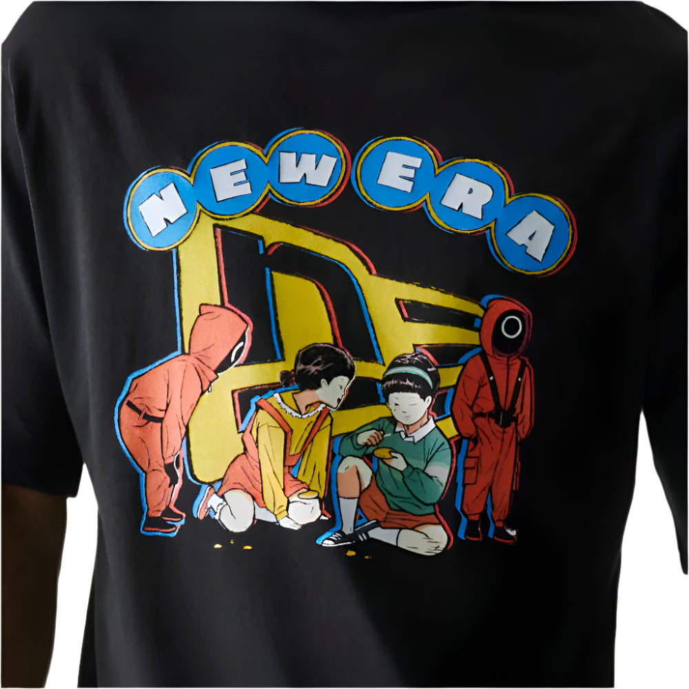 New Era x Netflix Squid Game Graphic Black Short Sleeve T-Shirt