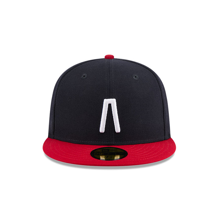 59FIFTY Fear of God x MLB Athletics Navy/Red Fitted Cap