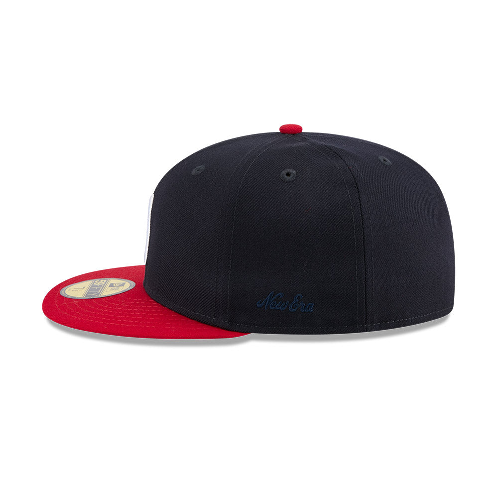59FIFTY Fear of God x MLB Athletics Navy/Red Fitted Cap