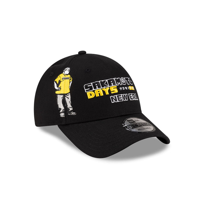 9FORTY New Era x Netflix Sakamoto Days Taro Sakamoto Black Adjustable