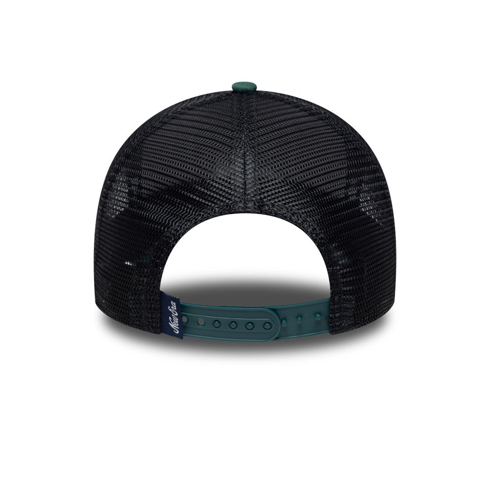9FORTY E-Frame Trucker New Era Patch Trucker Pine Needle Green Snapback