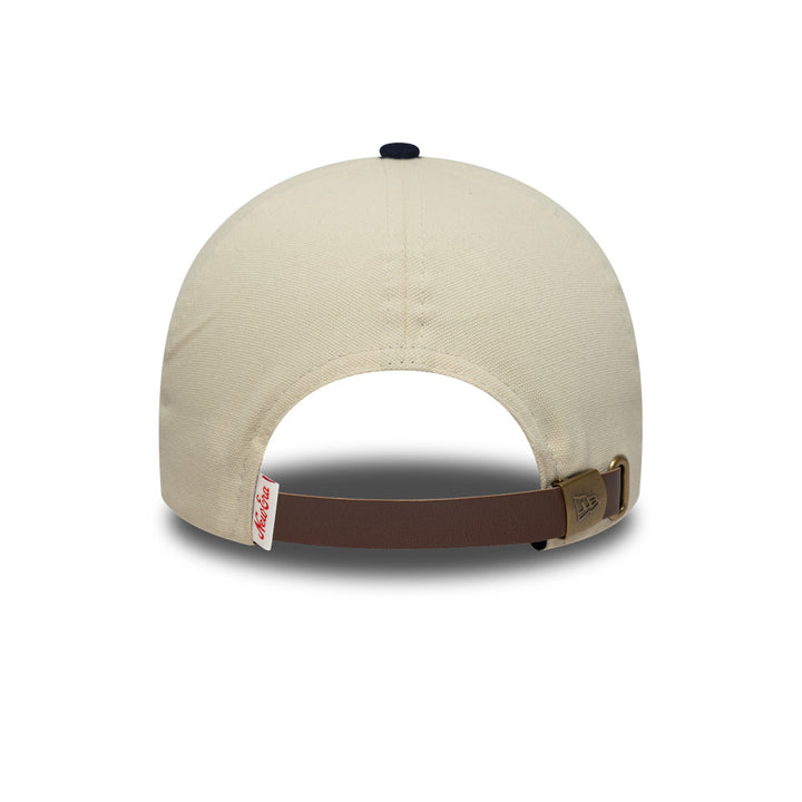 9FORTY E-Frame New Era Patch Suede 2-Tone Navy Visor Light Cream Snapback