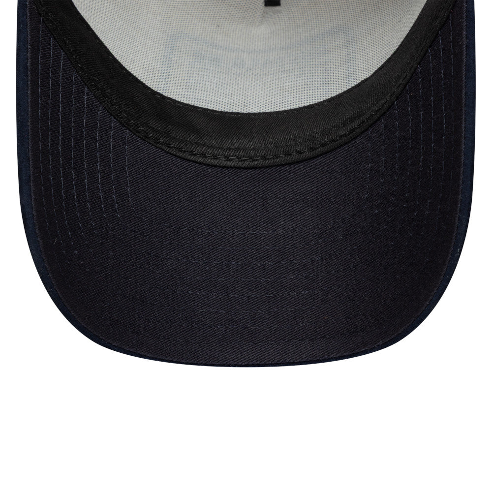 9FORTY E-Frame New Era Patch Suede 2-Tone Navy Visor Light Cream Snapback