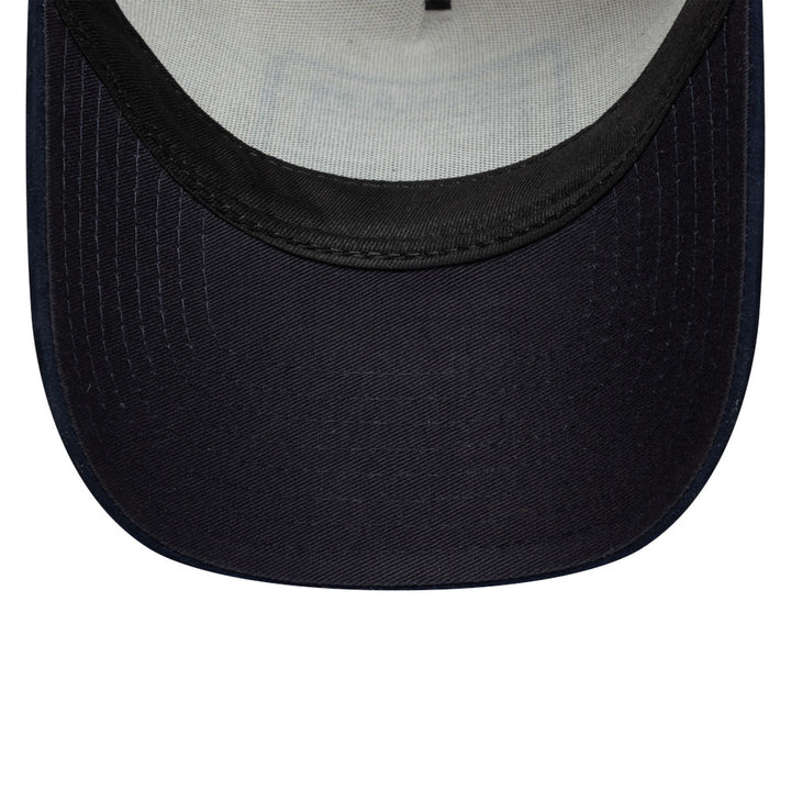 9FORTY E-Frame New Era Patch Suede 2-Tone Navy Visor Light Cream Snapback