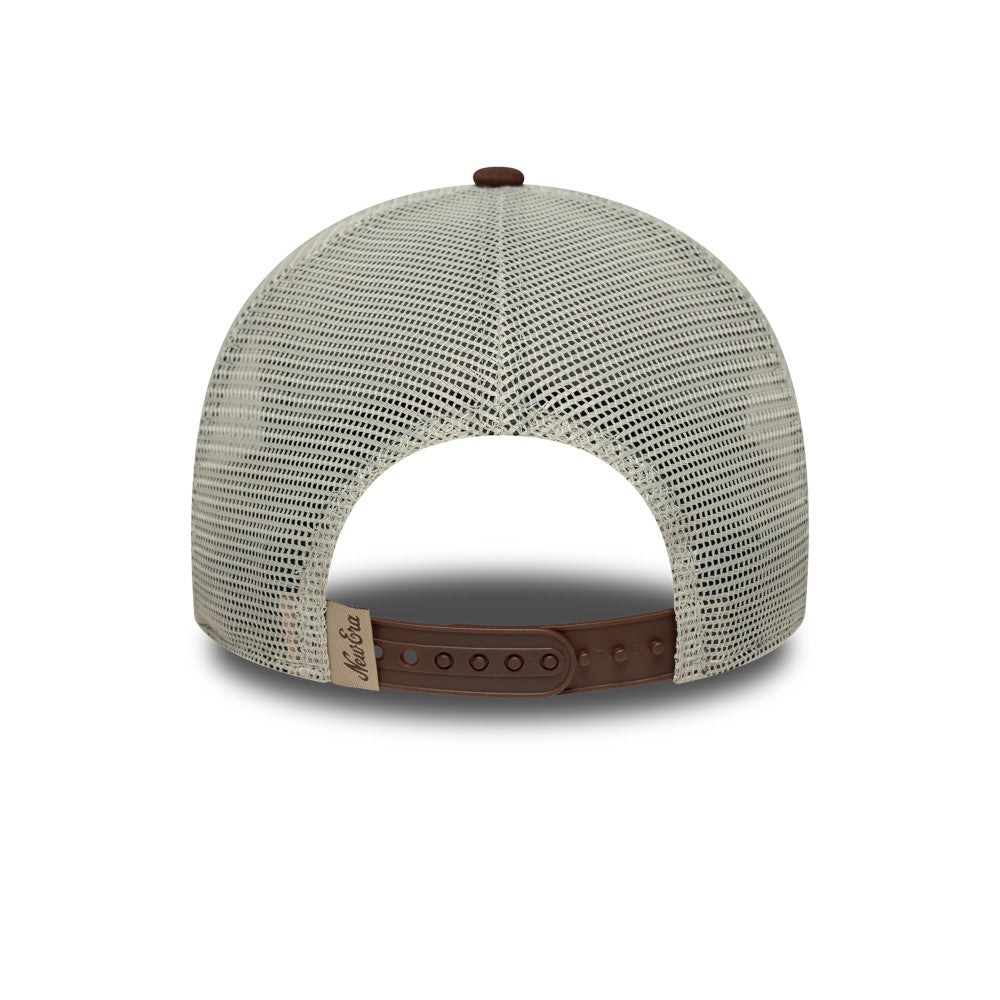 9FORTY E-Frame Trucker New Era Patch Trucker Chocolate Sauce Snapback