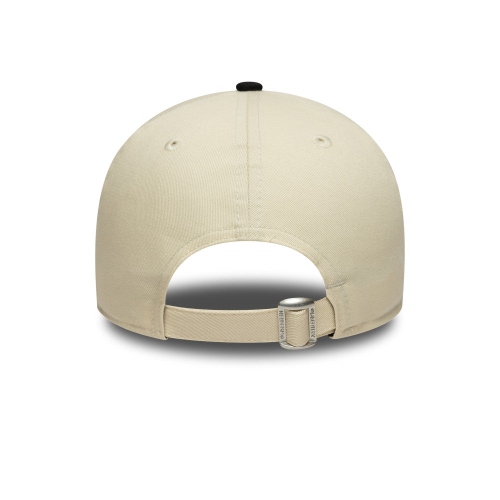 9FORTY Los Angeles Dodgers Color Block 2-Tone Black Visor Light Cream Adjustable