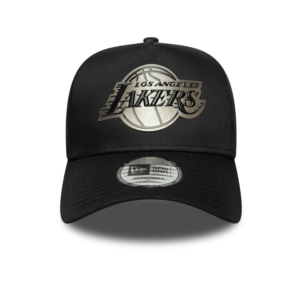 9FORTY E-Frame Los Angeles Lakers Metallic Black Snapback