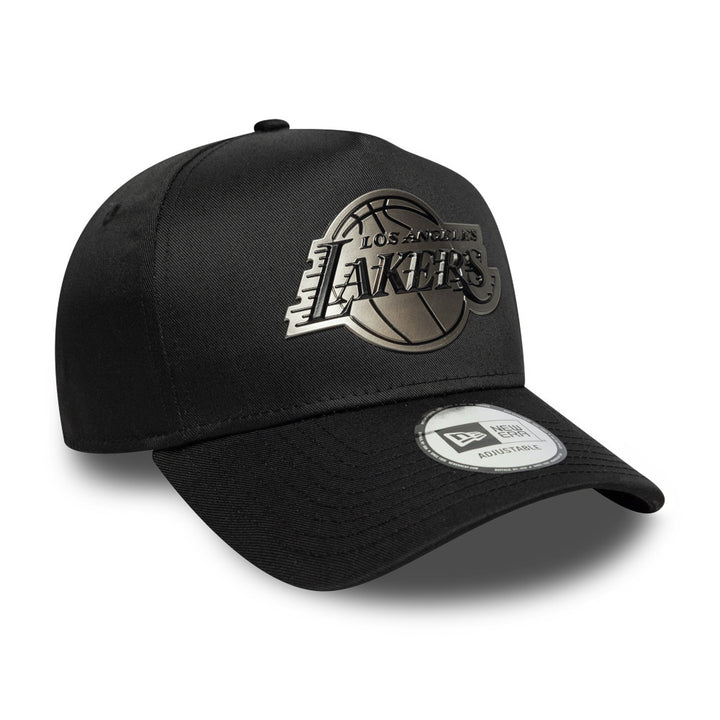 9FORTY E-Frame Los Angeles Lakers Metallic Black Snapback