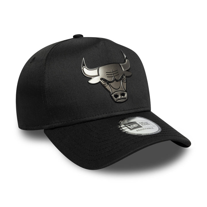 9FORTY E-Frame Chicago Bulls Metallic Black Snapback