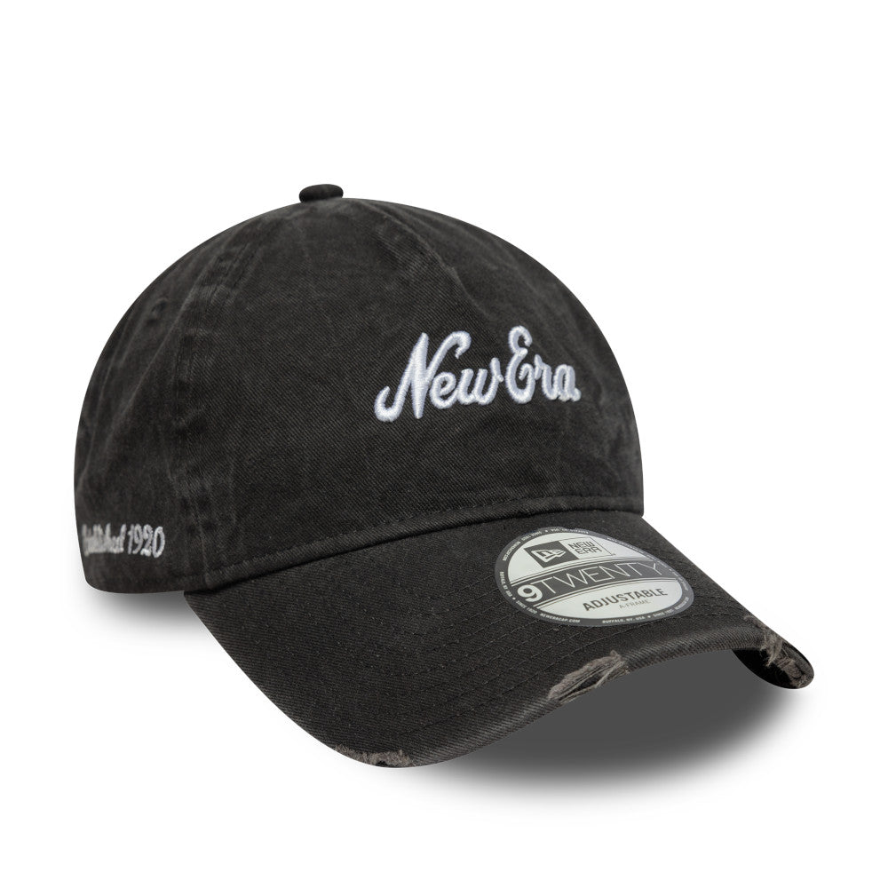 9TWENTY New Era Pigment Wash Black Adjustable