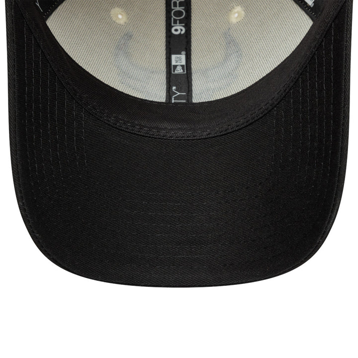 9FORTY Chicago Bulls Color Block 2-Tone Black Visor Light Cream Adjustable