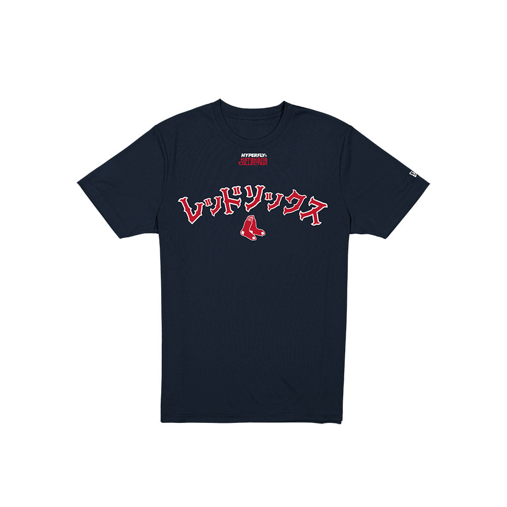 Boston Red Sox Hyperfly x MLB Navy Short Sleeve T-Shirt