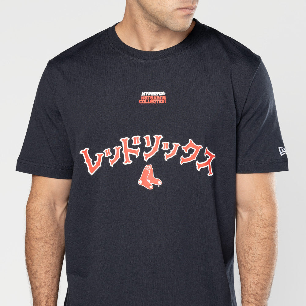 Boston Red Sox Hyperfly x MLB Navy Short Sleeve T-Shirt