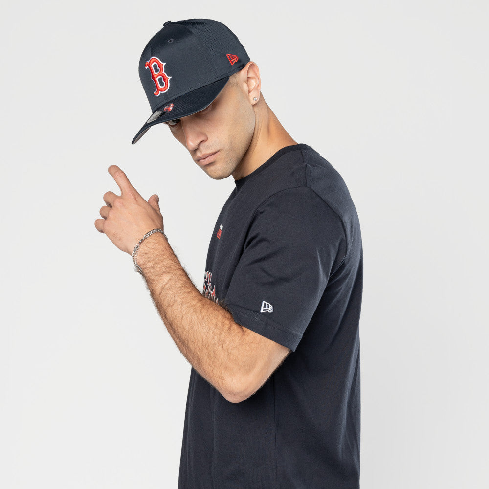 Boston Red Sox Hyperfly x MLB Navy Short Sleeve T-Shirt